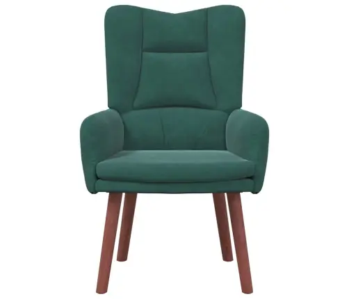 Krėslas Tamsiai Žalia 63 X 67 X 94 Cm Aksomas