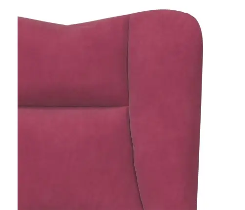 Relaksējošs Krēsls Vīna Sarkanā Samta Vidaxl