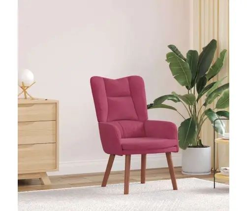 Relaksējošs Krēsls Vīna Sarkanā Samta Vidaxl