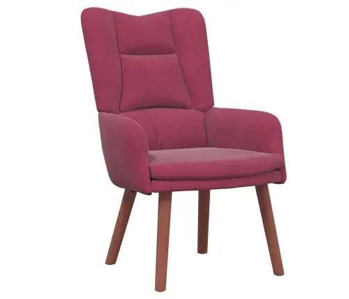 Relaksējošs Krēsls Vīna Sarkanā Samta Vidaxl