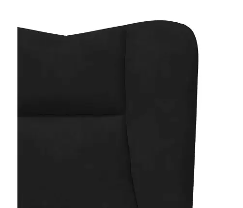 Relaksējošais Krēsls Melna Samta Vidaxl