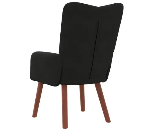 Relaksējošais Krēsls Melna Samta Vidaxl