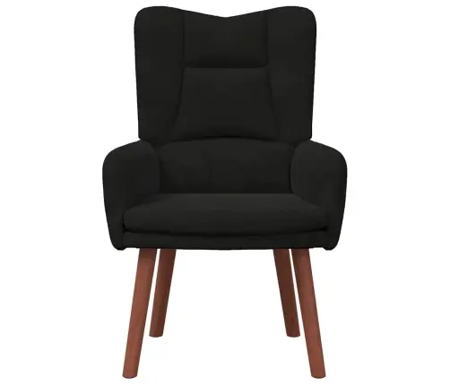 Relaksējošais Krēsls Melna Samta Vidaxl