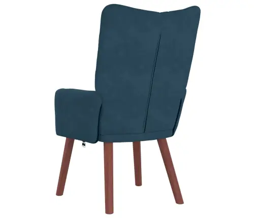 Krėslas Mėlyna 63 X 67 X 94 Cm Aksomas