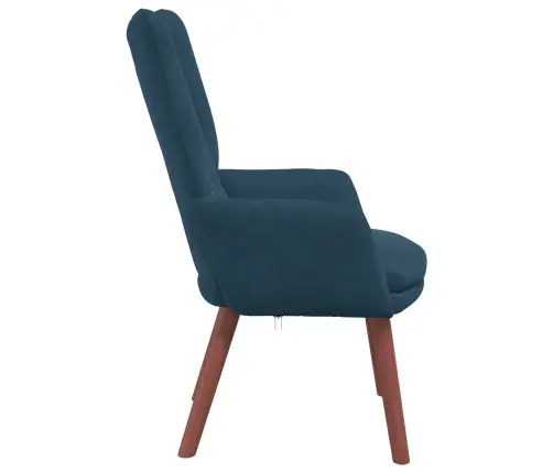 Krėslas Mėlyna 63 X 67 X 94 Cm Aksomas