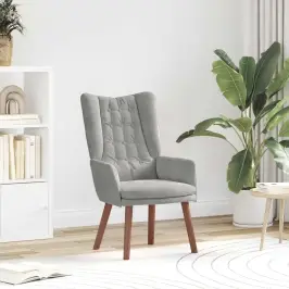 Atpūtas Krēsls Gaiši Pelēks 63 X 67 X 94 Cm Samts Vidaxl Atpūtas Krēsls Gaiši Pelēks 63 X 67 X 94 Cm Samts Vidaxl