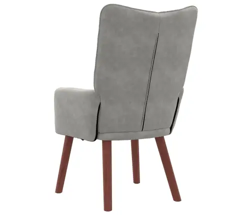 Atpūtas Krēsls Gaiši Pelēks Šinils Vidaxl