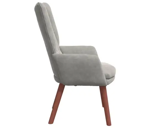 Atpūtas Krēsls Gaiši Pelēks Šinils Vidaxl