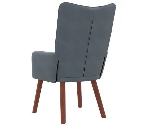 Lõõgastav Iste Tumehall 63 X 67 X 94 Cm Samet