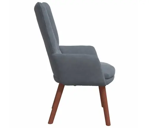 Lõõgastav Iste Tumehall 63 X 67 X 94 Cm Samet