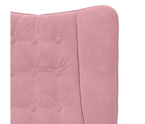 Lõõgastav Iste Roosa 63 X 67 X 94 Cm Samet