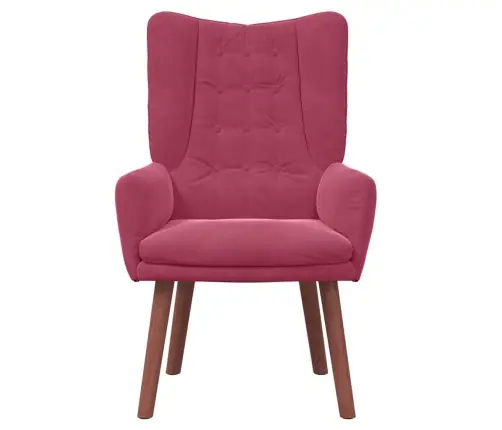 Relaksējošs Krēsls Vīna Sarkanā Samta Vidaxl