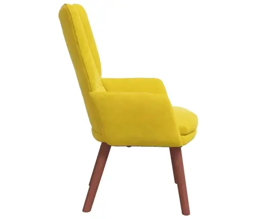 Lõõgastav Iste Kollane 63 X 67 X 94 Cm Samet Lõõgastav Iste Kollane 63 X 67 X 94 Cm Samet