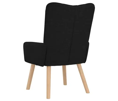 Atpūtas Krēsls Melna Auduma Vidaxl