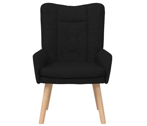 Atpūtas Krēsls Melna Auduma Vidaxl