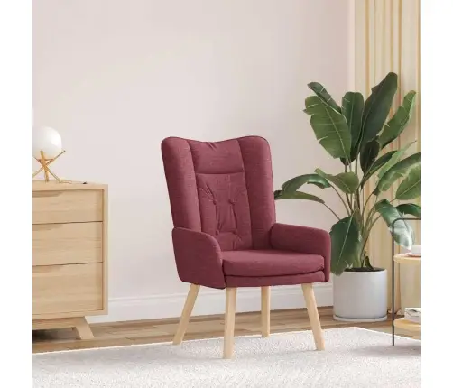 Atsipalaidavimo Kėdė Vyno Raudonumo 63 X 67 X 94 Cm Audinys