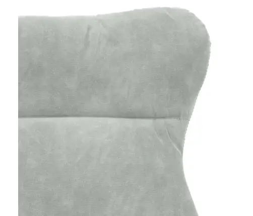 Atpūtas Krēsls Gaiši Pelēks Samts Vidaxl