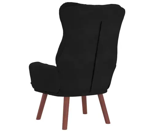 Atpūtas Krēsls Melna Samta Vidaxl