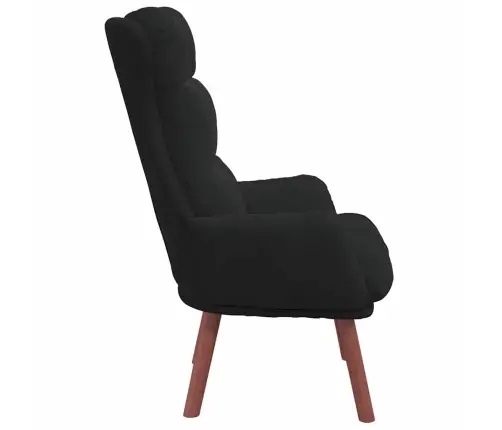 Atpūtas Krēsls Melna Samta Vidaxl