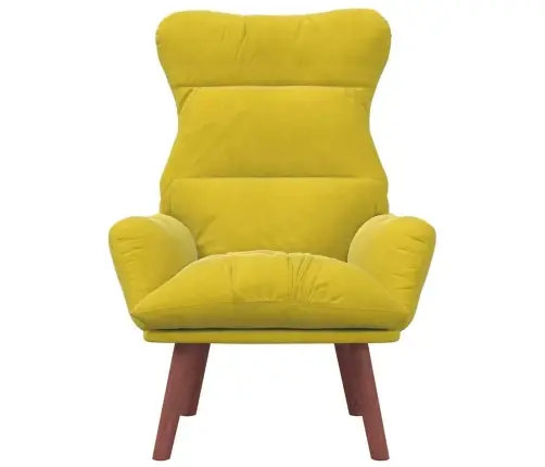 Lõõgastav Iste Kollane 69 X 74 X 93 Cm Samet