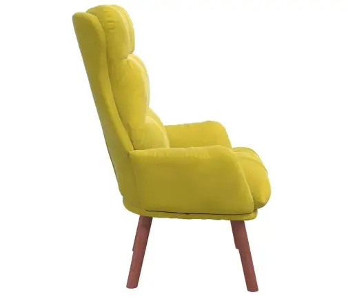 Lõõgastav Iste Kollane 69 X 74 X 93 Cm Samet