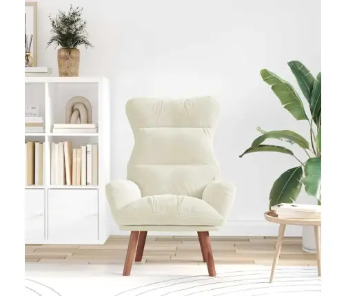 Krėslas Kreminė 69 X 74 X 93 Cm Aksomas