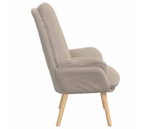 Atpūtas Krēsls Gaiši Pelēks, Vilnas-Sajūta Audums Vidaxl