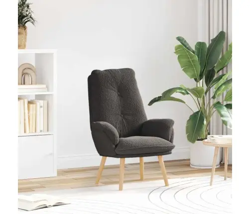 Atsipalaidavimo Kėdė Tamsiai Pilka 69 X 74 X 93 Cm Audinys