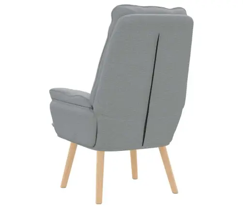 Relaksējošs Krēsls Gaiši Pelēka Auduma Vidaxl