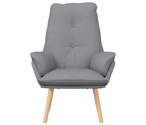 Relaksējošs Krēsls Gaiši Pelēka Auduma Vidaxl