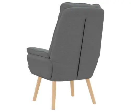 Relaksējošs Krēsls Tumši Pelēks Audums Vidaxl