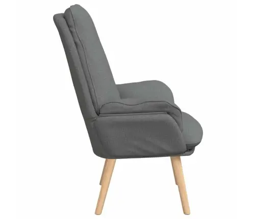 Relaksējošs Krēsls Tumši Pelēks Audums Vidaxl