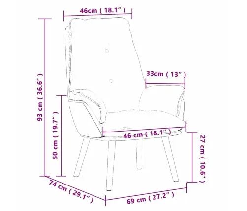 Tugitool Must 69 X 74 X 93 Cm Sherpa Kangas