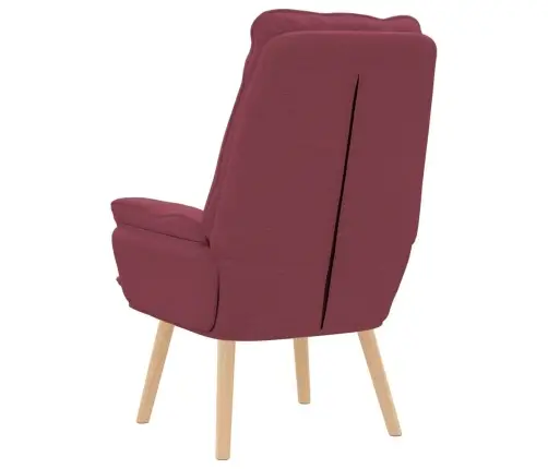 Relaksējošs Krēsls Vīna Sarkans Audums Vidaxl