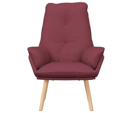 Relaksējošs Krēsls Vīna Sarkans Audums Vidaxl
