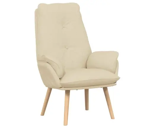 Lõõgastav Iste Cream 69 X 74 X 93 Cm Kangas