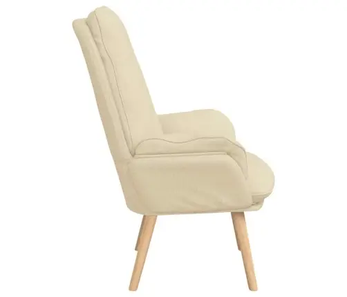 Lõõgastav Iste Cream 69 X 74 X 93 Cm Kangas