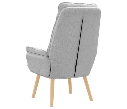 Atpūtas Krēsls Mākonīga Pelēka Auduma Vidaxl