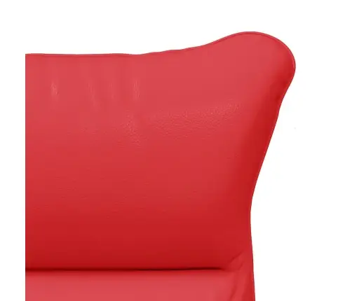 Atpūtas Krēsls Sarkans Mākslīgā Āda Vidaxl Atpūtas Krēsls Sarkans Mākslīgā Āda Vidaxl