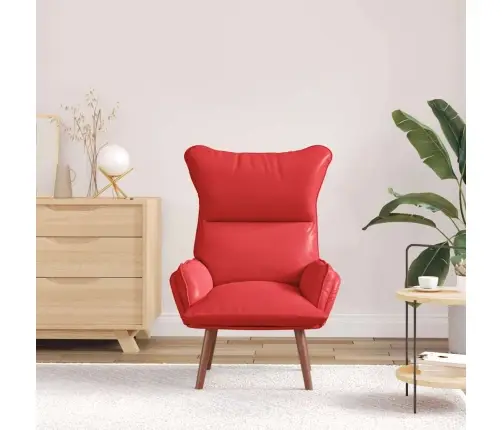 Atpūtas Krēsls Sarkans Mākslīgā Āda Vidaxl Atpūtas Krēsls Sarkans Mākslīgā Āda Vidaxl
