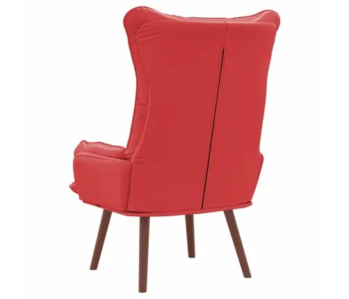 Atpūtas Krēsls Sarkans Mākslīgā Āda Vidaxl Atpūtas Krēsls Sarkans Mākslīgā Āda Vidaxl