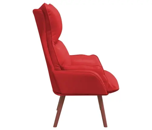 Atpūtas Krēsls Sarkans Mākslīgā Āda Vidaxl Atpūtas Krēsls Sarkans Mākslīgā Āda Vidaxl