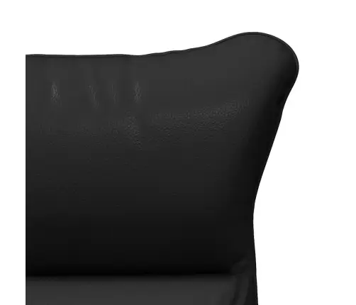 Relaksējošs Krēsls Melns Mākslīgā Āda Vidaxl