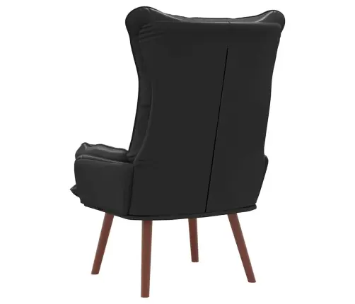 Relaksējošs Krēsls Melns Mākslīgā Āda Vidaxl