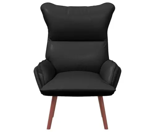 Relaksējošs Krēsls Melns Mākslīgā Āda Vidaxl