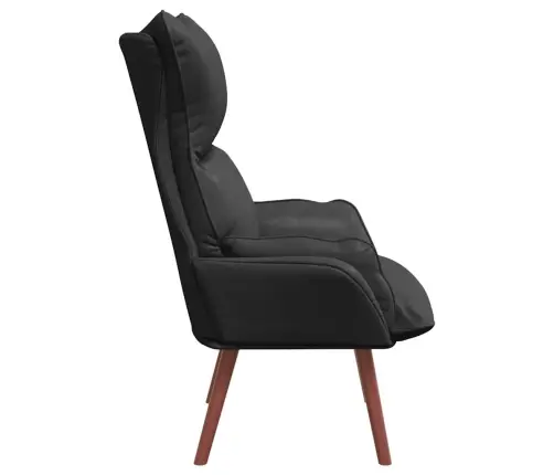 Relaksējošs Krēsls Melns Mākslīgā Āda Vidaxl