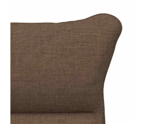 Atsipalaidavimo Kėdė Ruda 69 X 74 X 93 Cm Audinys