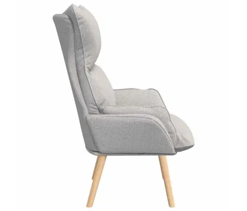 Relaksējošs Krēsls Mākoņu Pelēks 69 X 74 X 93 Cm Audums Vidaxl