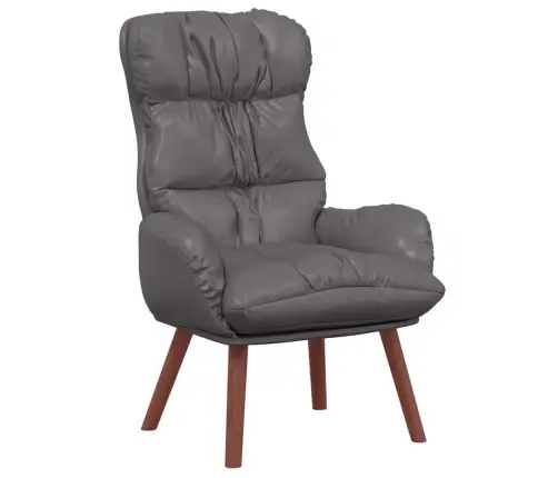 Relaksējošais Krēsls Pelēkā Mākslīgā Āda Vidaxl
