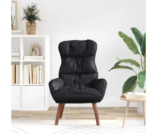 Tugitool Must 69 X 74 X 93 Cm Kunstnahk